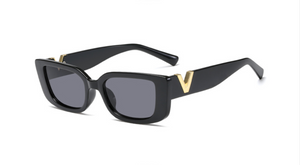 Designer sunglasses gold V 2023