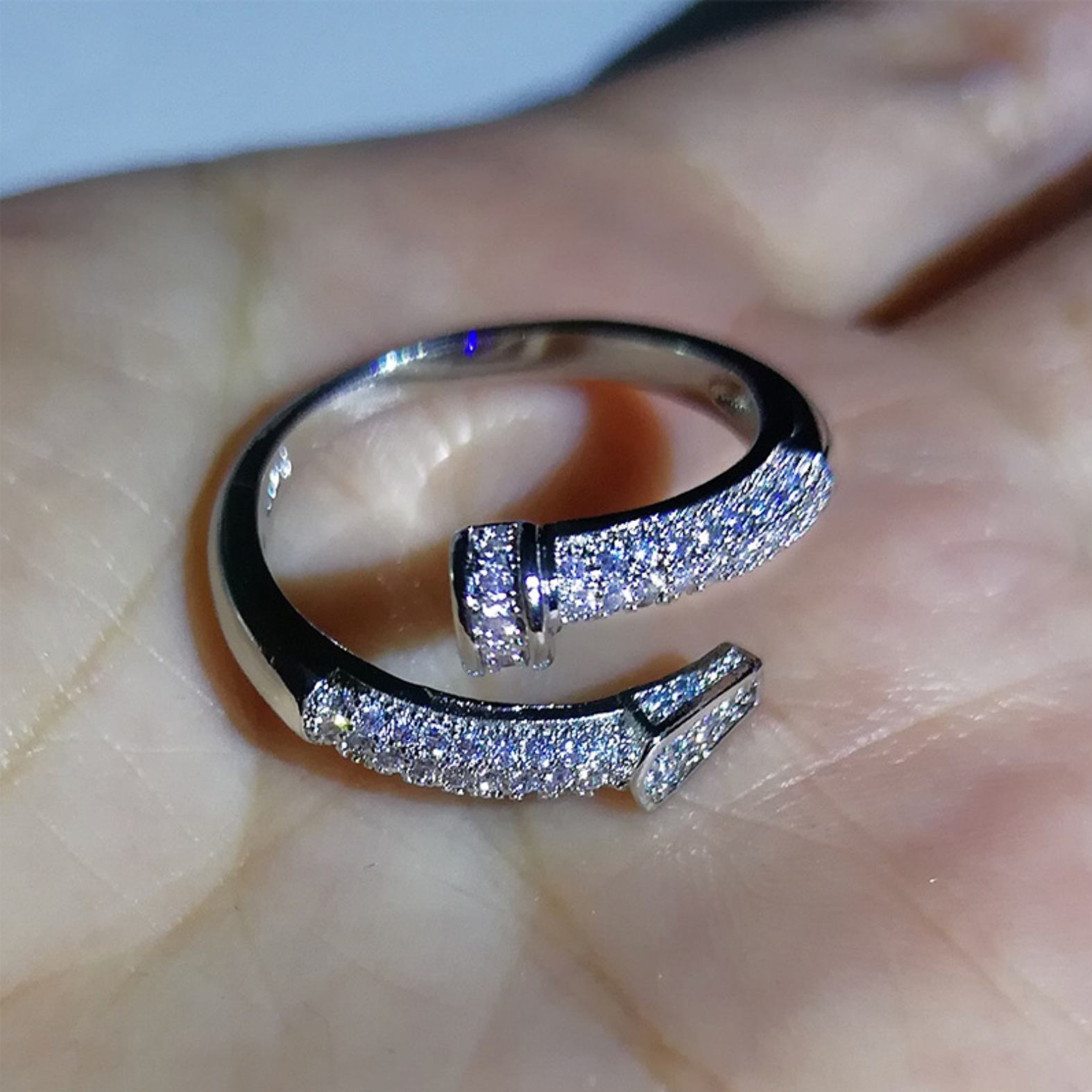 Icy Nail Ring
