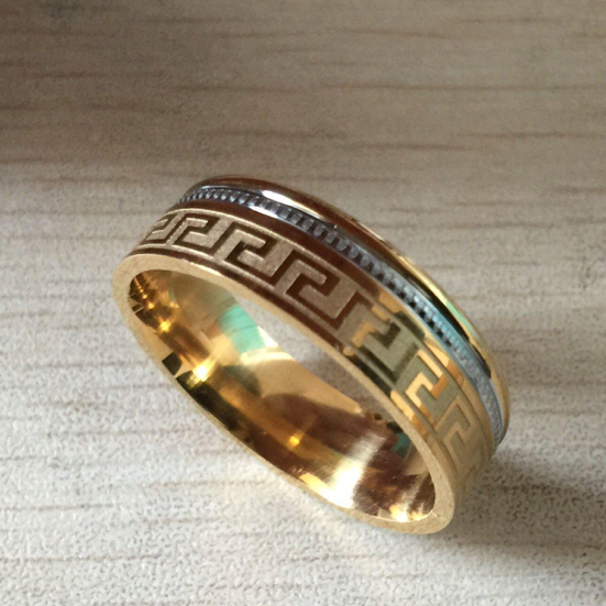 Greek Key Ring