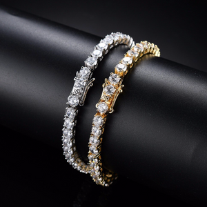 Tennis Bracelet + Chain Set